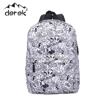 Attractive Best selling Graffiti Backpack Painting Bag